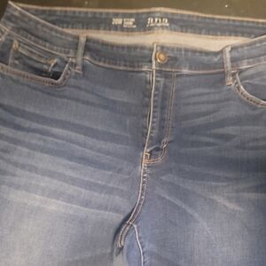 a.n.a High Rise Dark Blue Jeans